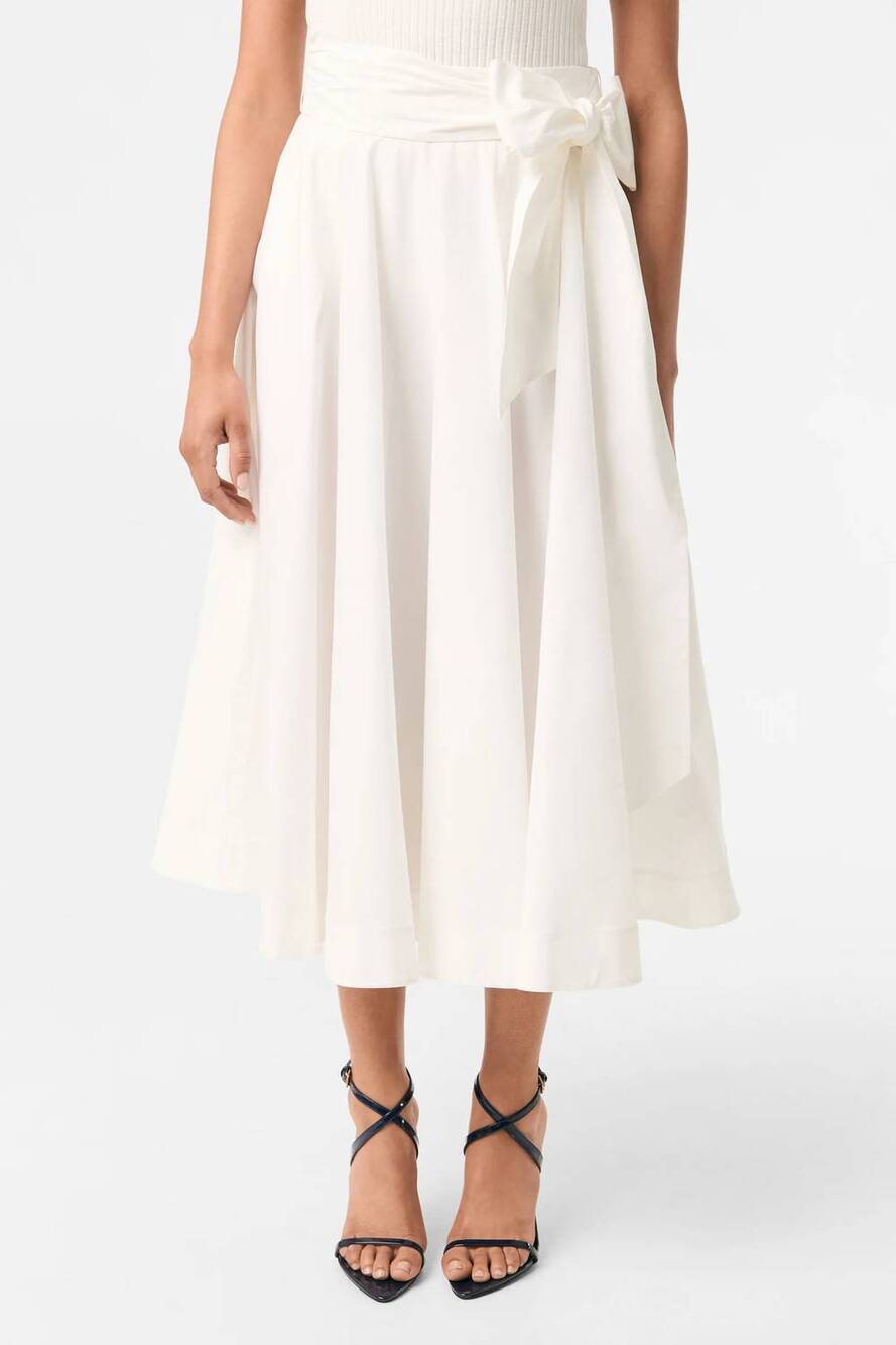 NEW TRINA TURK amano skirt in white